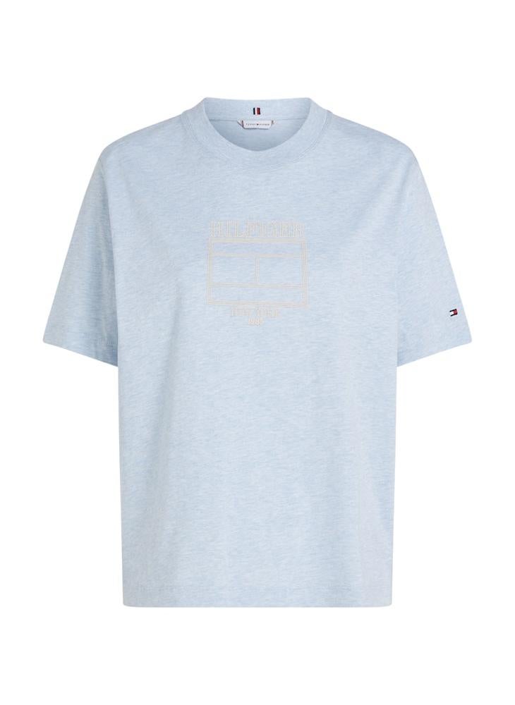 TOMMY HILFIGER Logo Crew Neck T-Shirt - Image 5