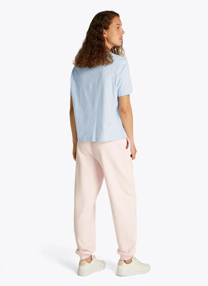 تومي هيلفيغر Logo Crew Neck T-Shirt
