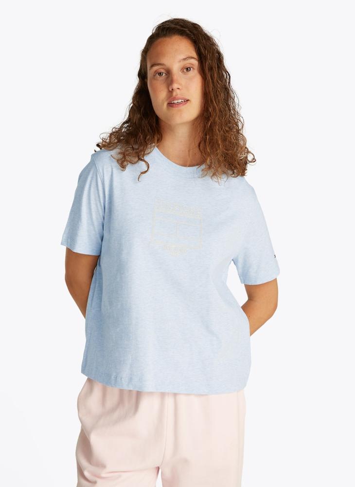 TOMMY HILFIGER Logo Crew Neck T-Shirt - Image 1