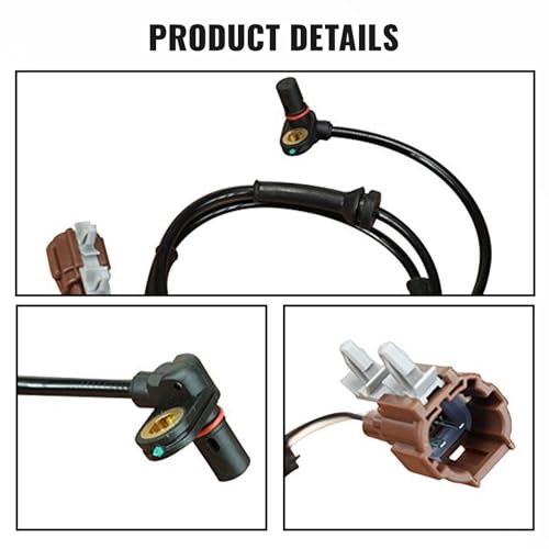 Bapmic 47900-7S025 Rear Left + Right ABS Wheel Speed Sensor for Nissan Infiniti Armada Pathfinder QX56 (Pack of 2) - Image 2