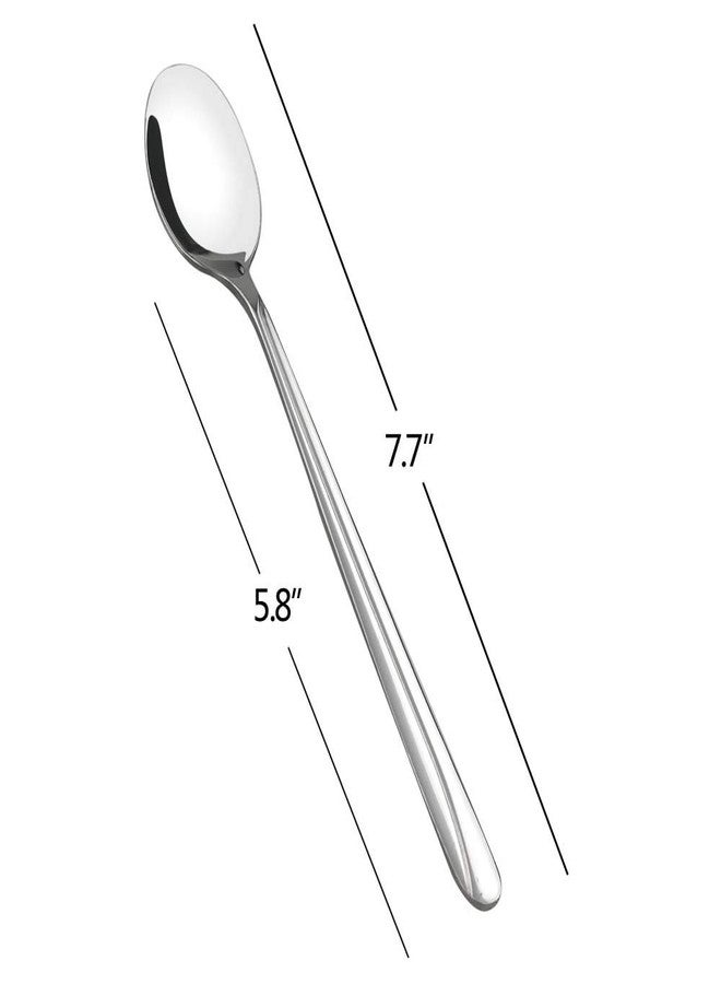 Anbers 12 Pieces Long Handle Spoon, Stainless Steel Ice Tea Spoon Milkshake Spoon - Image 3