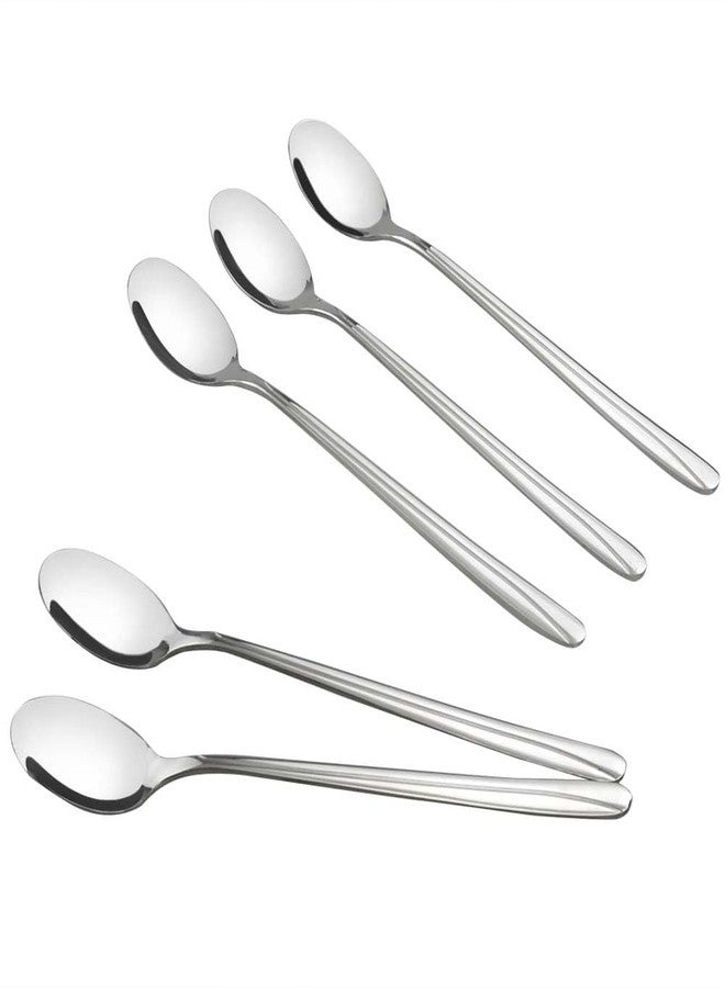 Anbers 12 Pieces Long Handle Spoon, Stainless Steel Ice Tea Spoon Milkshake Spoon - Image 1
