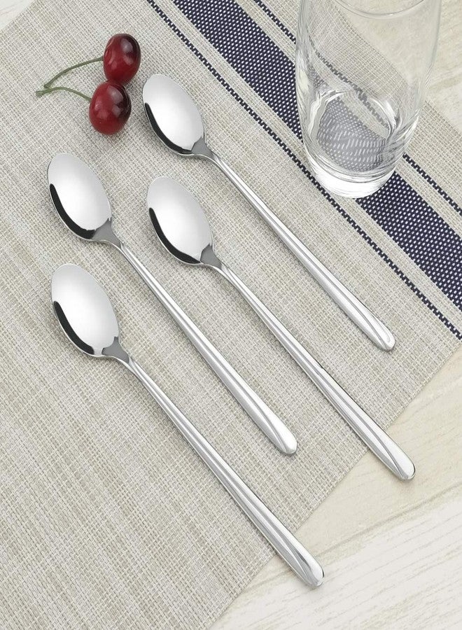 Anbers 12 Pieces Long Handle Spoon, Stainless Steel Ice Tea Spoon Milkshake Spoon - Image 2
