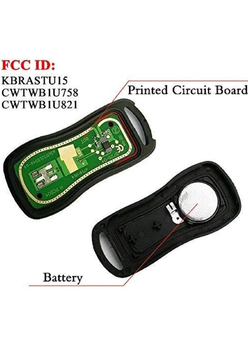 althiqahkey Remotes for 2002-2006 Nissan Altima Maxima Keyless Entry Remote Control Car Key Fob Replacement for KBRASTU15 Frequency 315Mhz Pls confirm Your Original Key Frequency Before Order  - Image 4