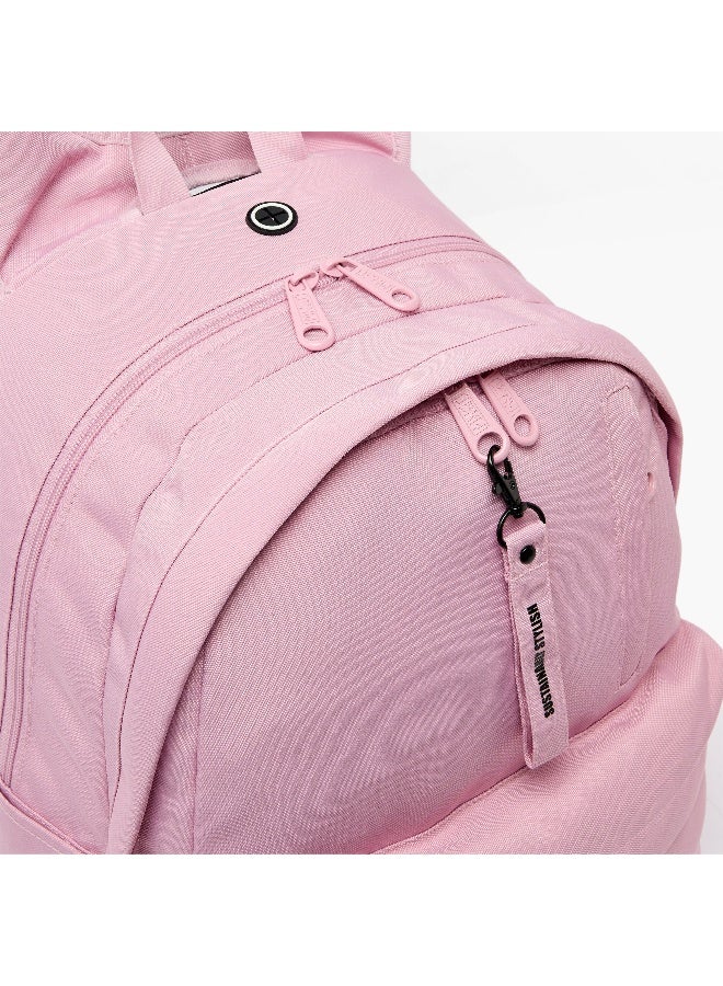 Must 16.5 Inches-Backpack-Monochrome-Sustainable-2 Cmprts (Rpet 900D Pu) Pink \ 32X19X42 - Image 3