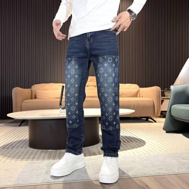 Unisex Casual Daily Denim Jeans - Image 2