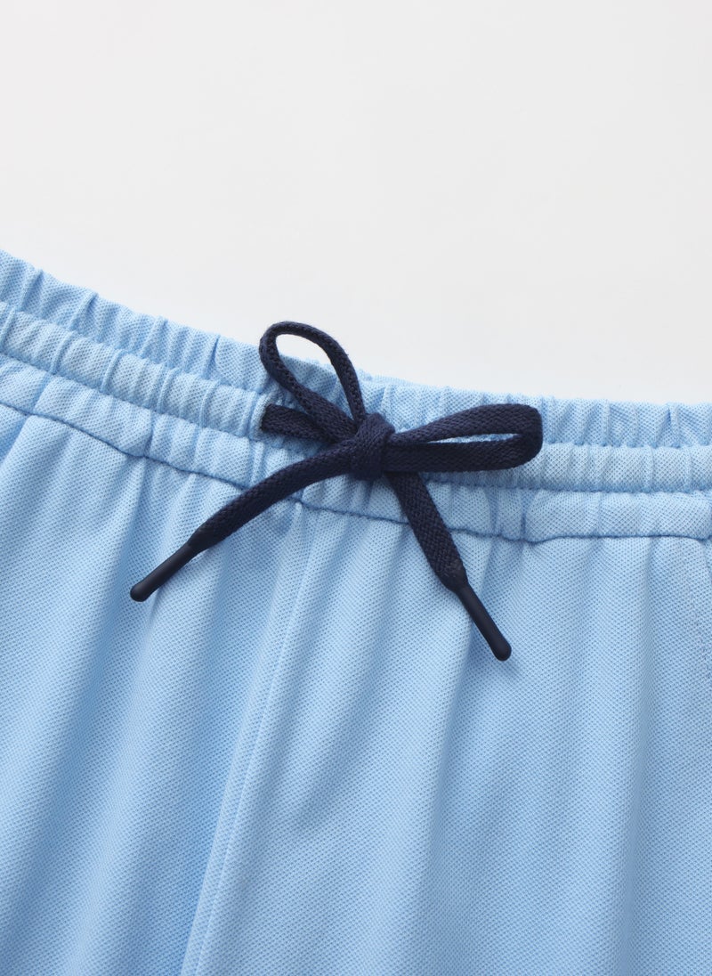 Balabala Kids Boys Knitted short-sleeved set - Image 4