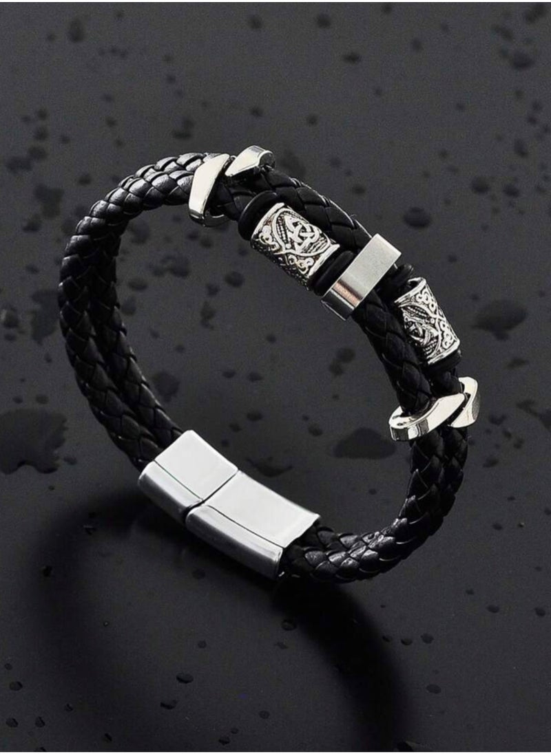 JewelryEveryday - Elegant High Quality Of PU Leather Bracelet For Men - Image 1