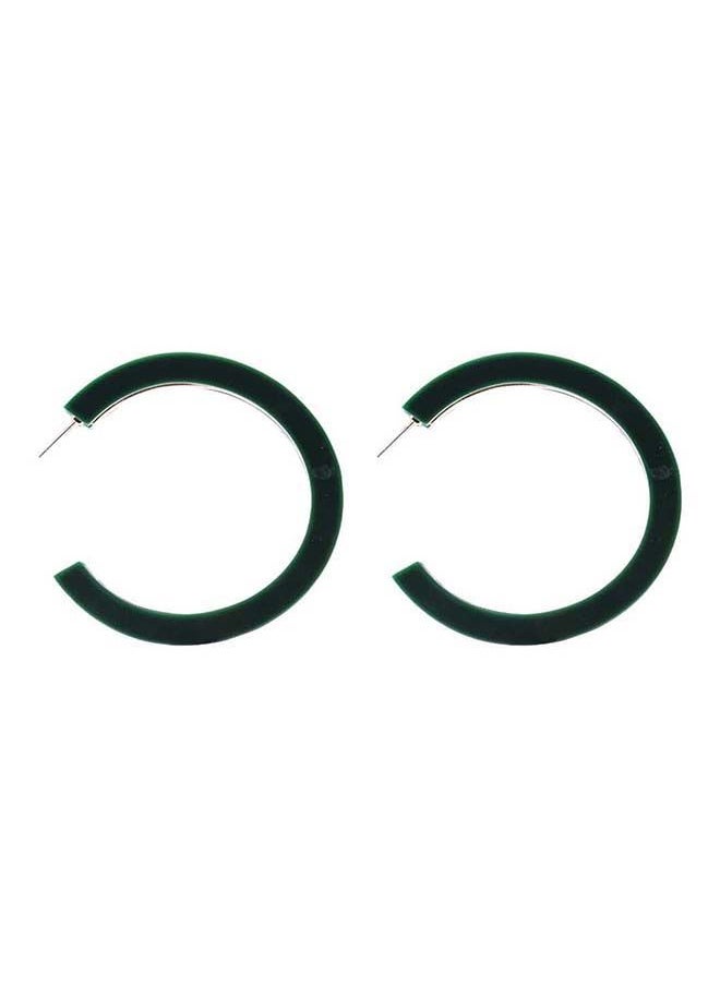 NIBEMINENT - Resin Circular Hoops Green - Image 1
