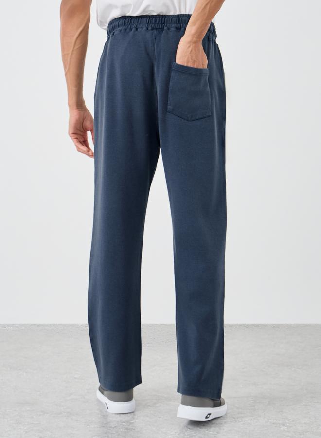 Styli Styli Badge Detail Oversize Joggers with Drawstring  - Image 4