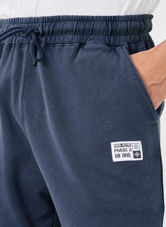 Styli Styli Badge Detail Oversize Joggers with Drawstring  - Image 3