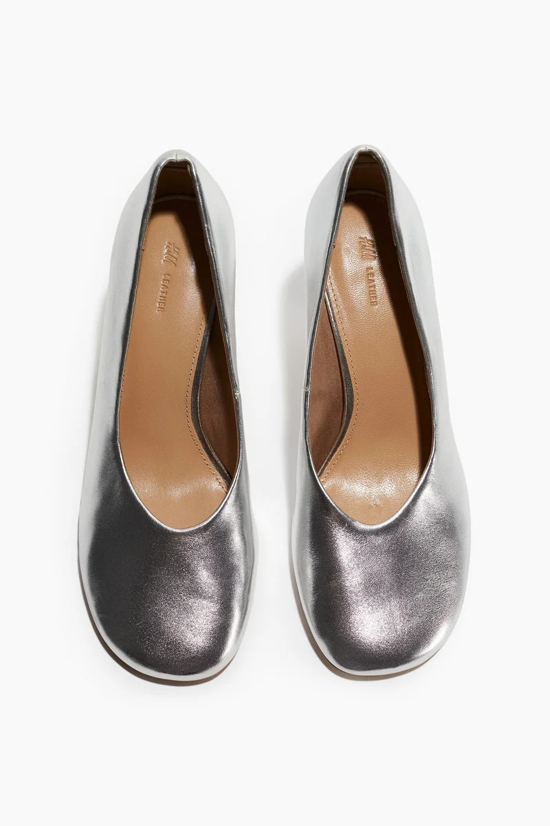 H&M Leather Court Shoes