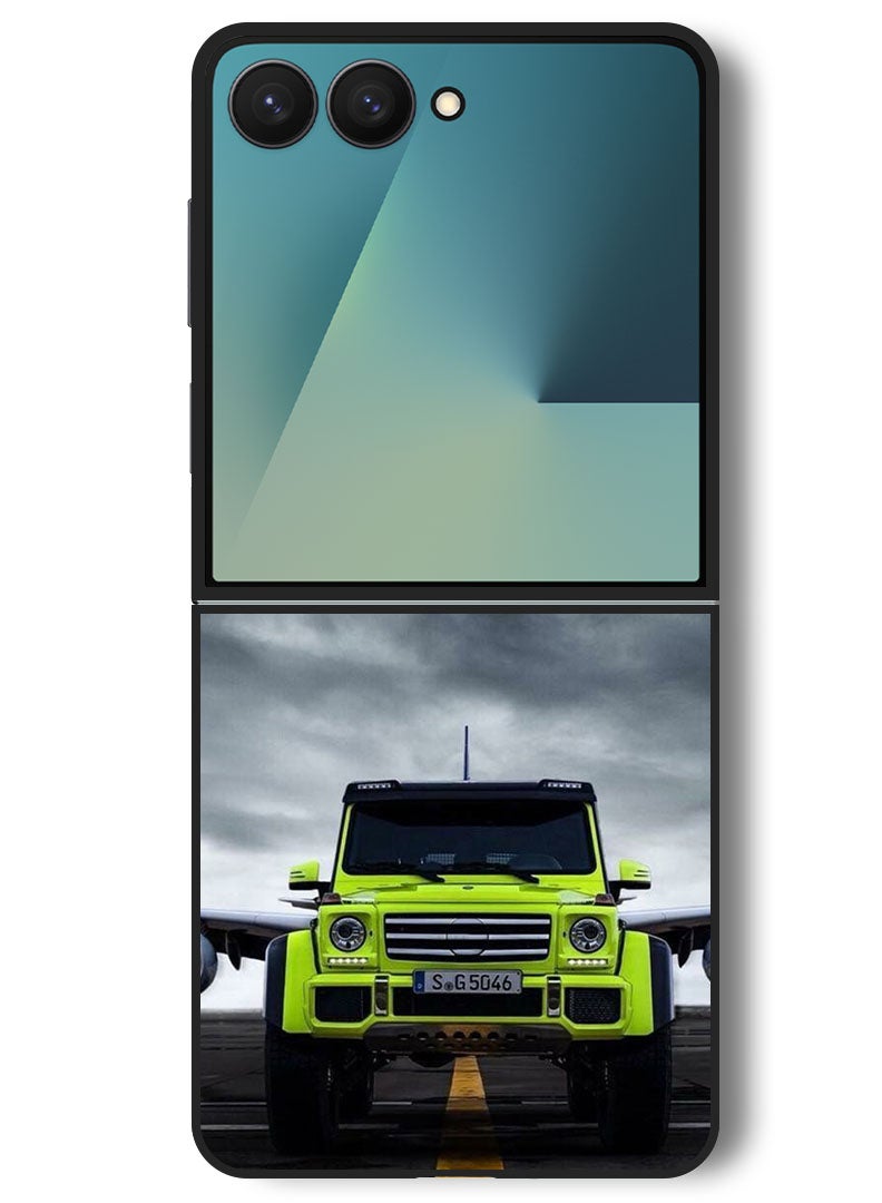 Theodor Case Compatible with Samsung Galaxy Z Flip 7 - 6.9 Inch Protection Shockproof Bumper Cover Car (8) - Image 1