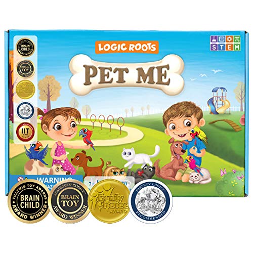 Logic Roots Multiplication and Division Game  Fun Math Board Game Easy Start STEM Toy Educational Gift for Kids Girls  Boys Homeschoolers Grade 1 and Up Pet Me - Image 1