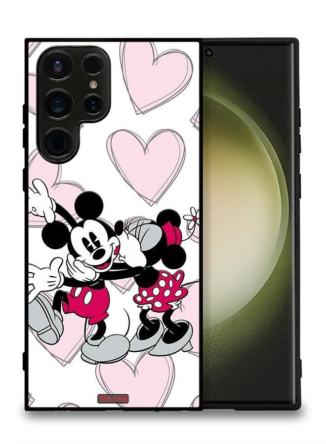Tolwak Samsung Galaxy S23 Ultra 5G Protective Case Cover Mickey Mouse Hug - Image 2