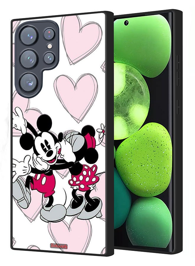 Tolwak Samsung Galaxy S23 Ultra 5G Protective Case Cover Mickey Mouse Hug - Image 1