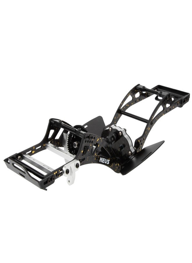 MEUS RACING طقم هيكل MEUS RACING Gold Rush V2 المصنوع من ألياف الكربون LCG لسيارات Axial SCX10 وSCX10 II وCapra 1.9 UTB وغيرها من سيارات الزحف التي يتم تجميعها يدويًا بمقياس 1/10، قطع غيار مُحسّنة - Image 1