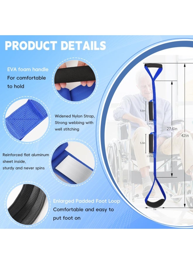 Bukela 42 Inch Long Leg Lifter, Rigid Leg Lifter Strap With EVA Handgrips &Foot Loop, Leg Lifter After Hip Replacement&Knee Surgery Recovery Aids Kit,Leg Lifters Getting Legs In And Out Of Bed, Car, Wheelchair - Image 5