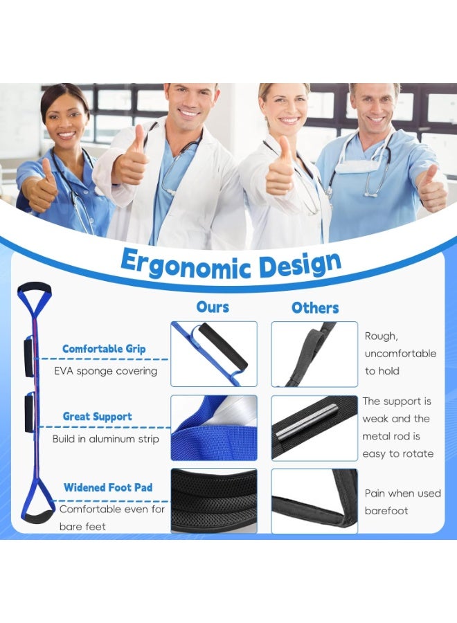 Bukela 42 Inch Long Leg Lifter, Rigid Leg Lifter Strap With EVA Handgrips &Foot Loop, Leg Lifter After Hip Replacement&Knee Surgery Recovery Aids Kit,Leg Lifters Getting Legs In And Out Of Bed, Car, Wheelchair - Image 4