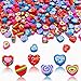 ZAKVOOR 300 Pieces Mini Heart Erasers Bulk Assorted Novelty Pencil Erasers Decorative Stationery Accessories for Valentines Day Desk Use - Image 3