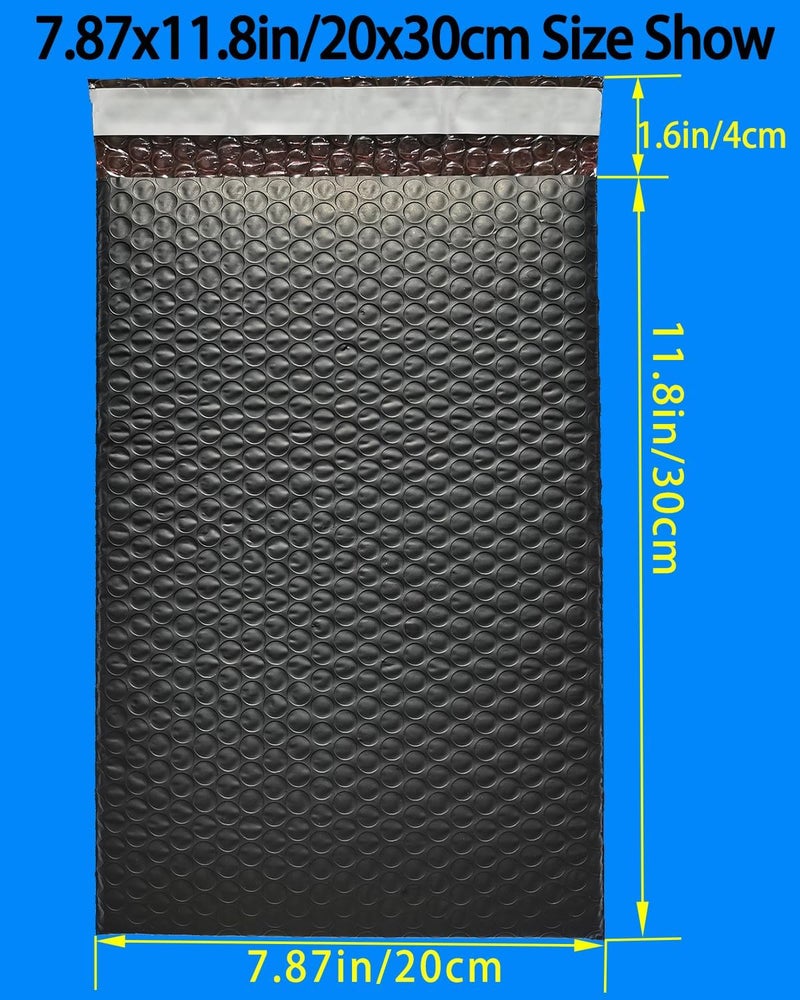 daarcin 10pcs 7.87x11.8in/20x30cm Antistatic Bubble Bags, Static Shielding Bag for Hard Drive SSD HDD or Sensitive Electronic Components - Image 2