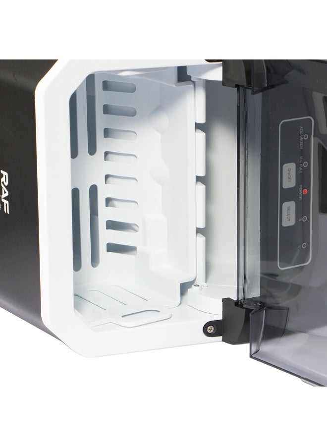 RAF Countertop Ice Maker – Portable 26lbs/24H Fast Ice Machine with Automatic Self-Cleaning, Adjustable Bullet Ice Sizes, Low-Noise Cooling for Home, Office & Events - Image 4