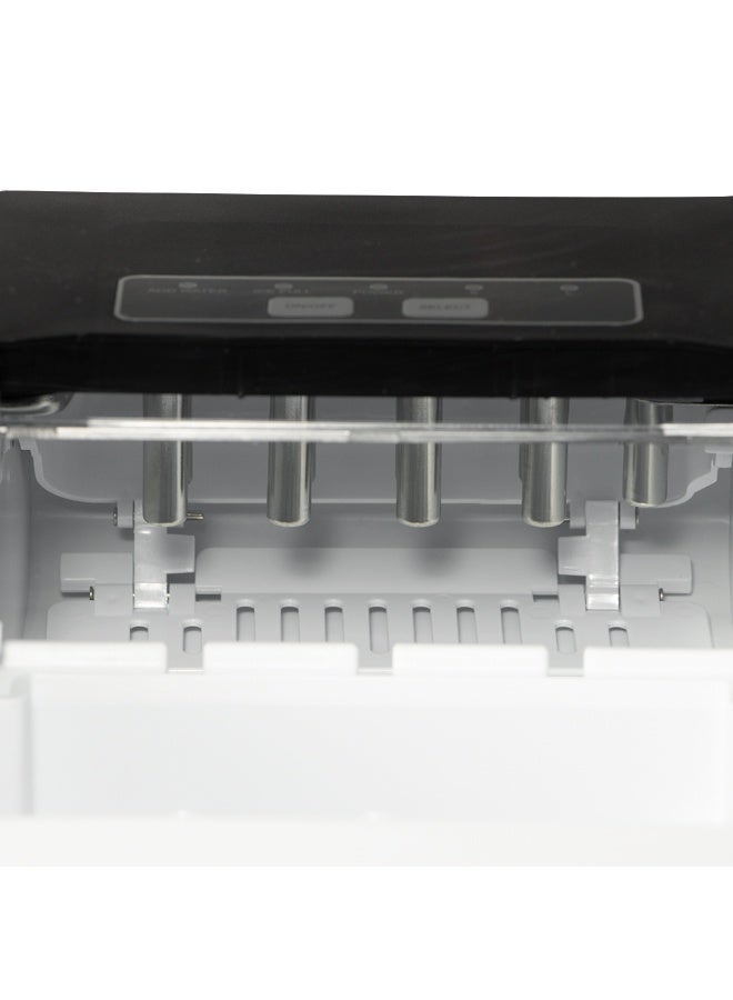 RAF Countertop Ice Maker – Portable 26lbs/24H Fast Ice Machine with Automatic Self-Cleaning, Adjustable Bullet Ice Sizes, Low-Noise Cooling for Home, Office & Events - Image 5