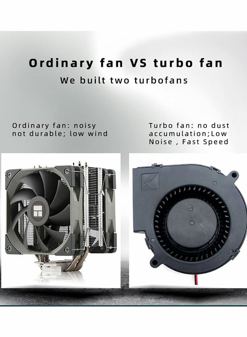 Cooling Fan for Xbox Series X with 4 Fan and 3 USB Port, External Cooler Turbo, Console Standing Mount Cooling System - Image 4