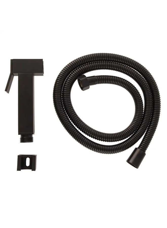 Bold Stella Brass Shattaf Grey Handheld Bidet Spray Set - Image 3