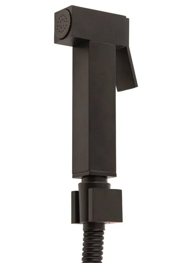 Bold Stella Brass Shattaf Grey Handheld Bidet Spray Set - Image 2