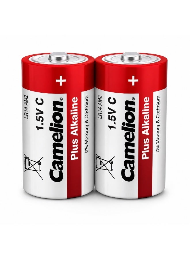 Camelion C Alkaline Batteries 2 Pack, 1.5V Long Lasting Battery for Toys, Radios, Lanterns & Household Appliances - Image 5