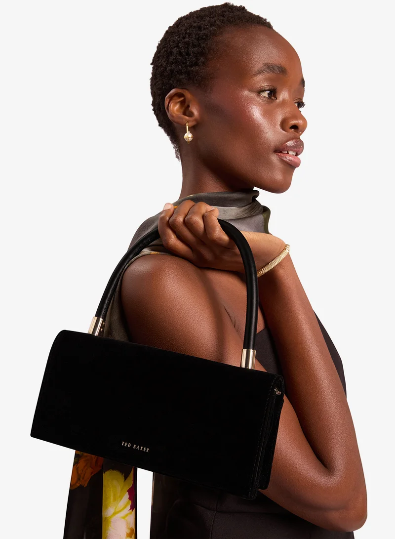 تيد بيكر Velvet Top Handle Shoulder Bag