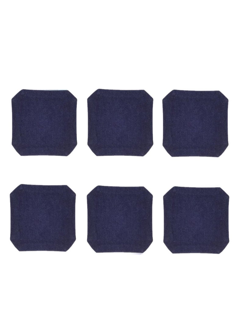 Y&D Chinese Style Cotton Linen Retro Water Absorbing Double Layer Thickened Cup Holder Fabric Embroidered Tea Cup Pad Fabric Art Cup Pad  - Image 1