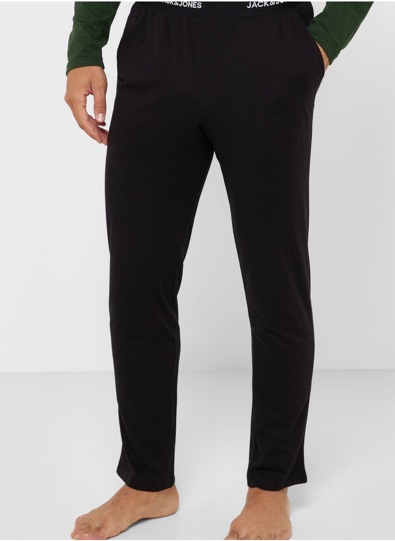 JACK & JONES - Essential Crew Neck T-Shirt & Pants Set - Image 1