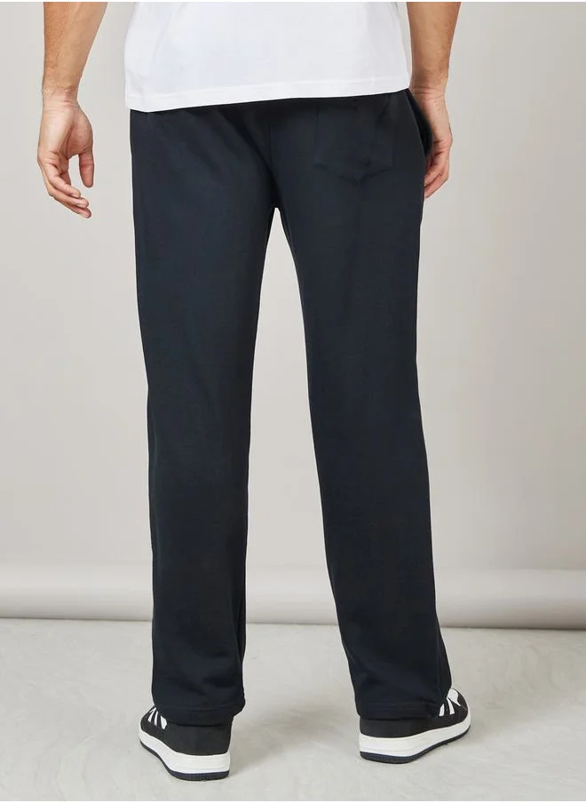 ستايلي Contrast Panel Relaxed Fit Joggers