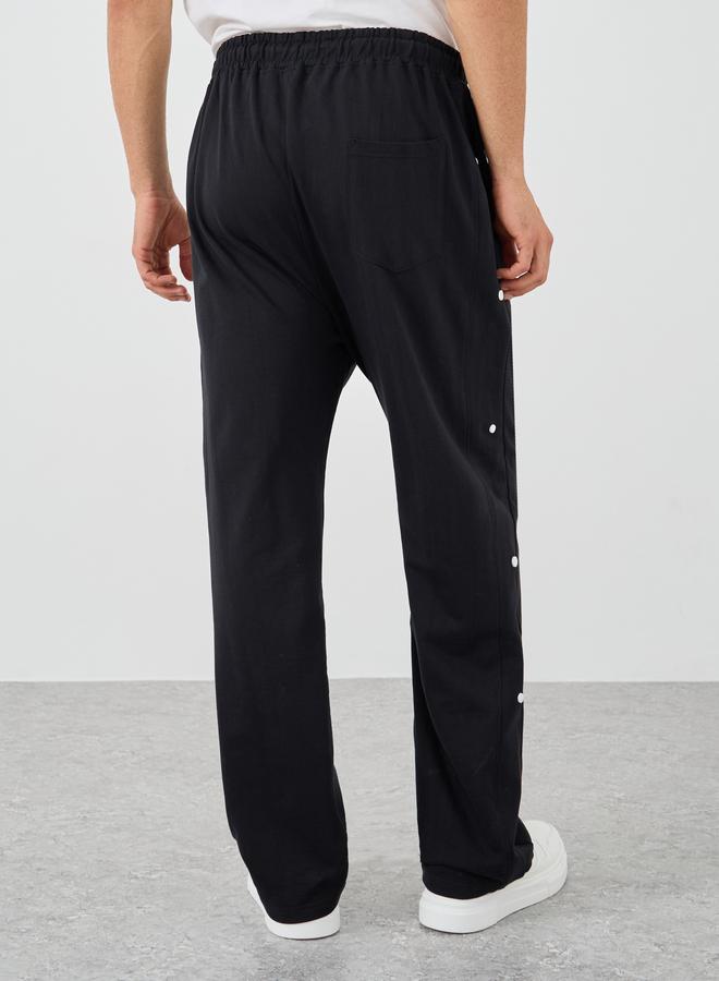 Styli Styli Embroidered Logo Oversized Joggers with Drawstring  - Image 4