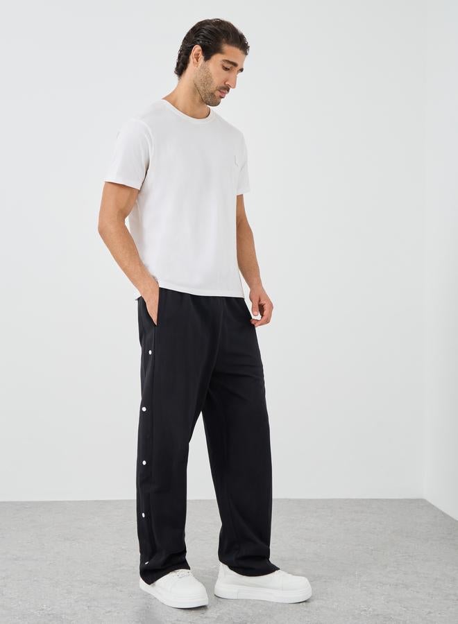 Styli Styli Embroidered Logo Oversized Joggers with Drawstring  - Image 2