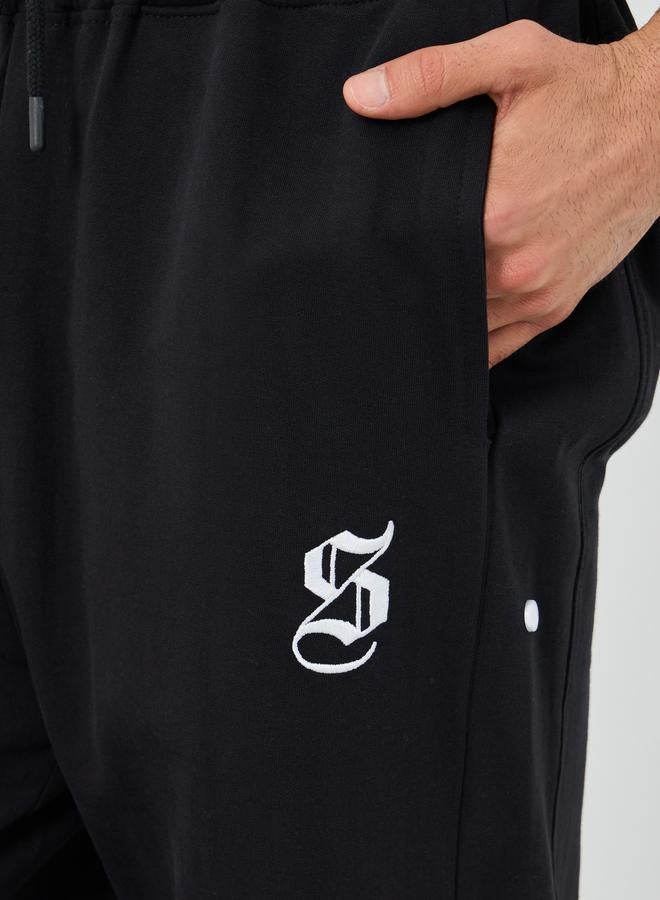 Styli Styli Embroidered Logo Oversized Joggers with Drawstring  - Image 3