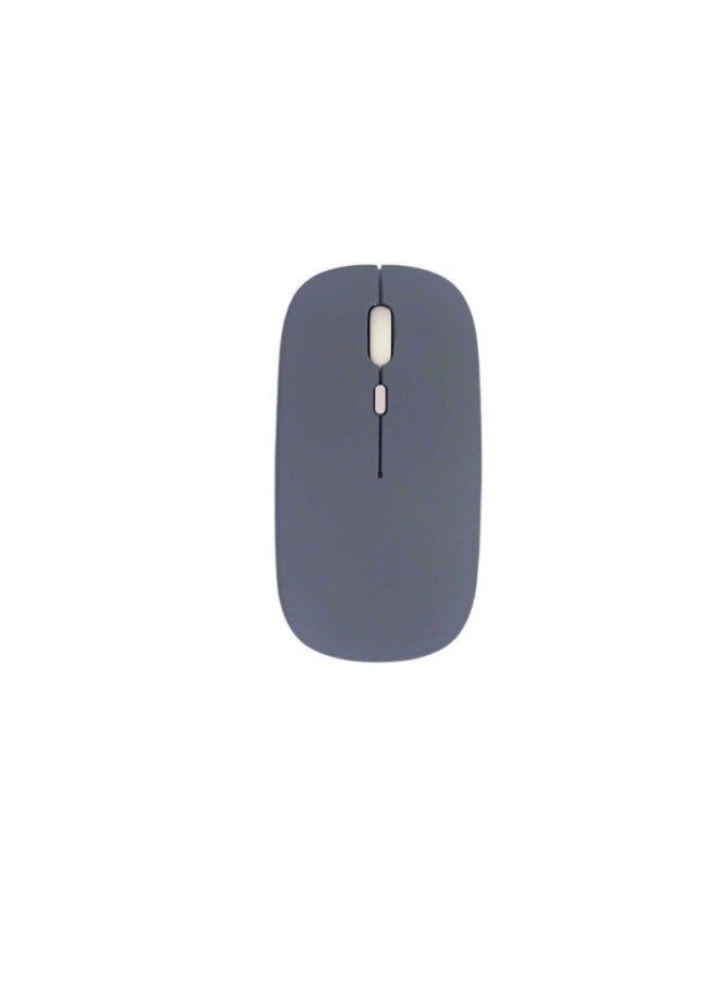 For Samsung TabS9FE11 Inch 2023 Protective Cover Wonderful Control Magnetic Suction Colorful Backlit Bluetooth Keyboard Soft Shell-Color:Smoked Purple-Rechargeable Bluetooth Mouse-Product Type:Samsung S9fe Puls 12.4inch ( 10inch Keyboard) - Image 1