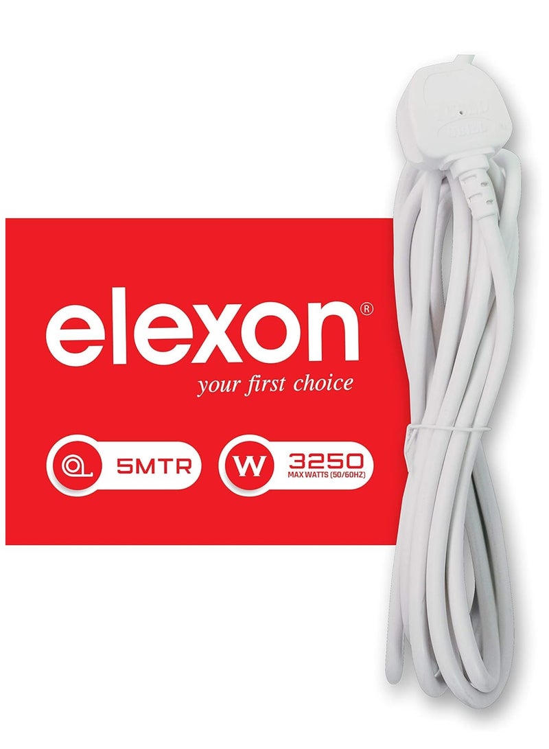 Elexon ESMA approved Universal Extension Socket with 4 Way Plug 2 meter, Power Cord / Extension for Home, Office - Image 3