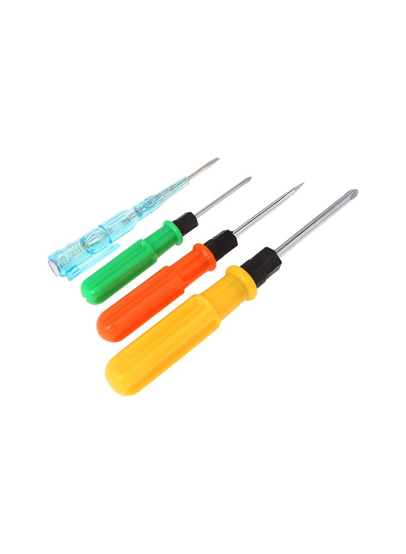 erorex TOOLS 0838-002 4-Piece Screwdriver With Electric Tester Multicolour 7inch - Image 3