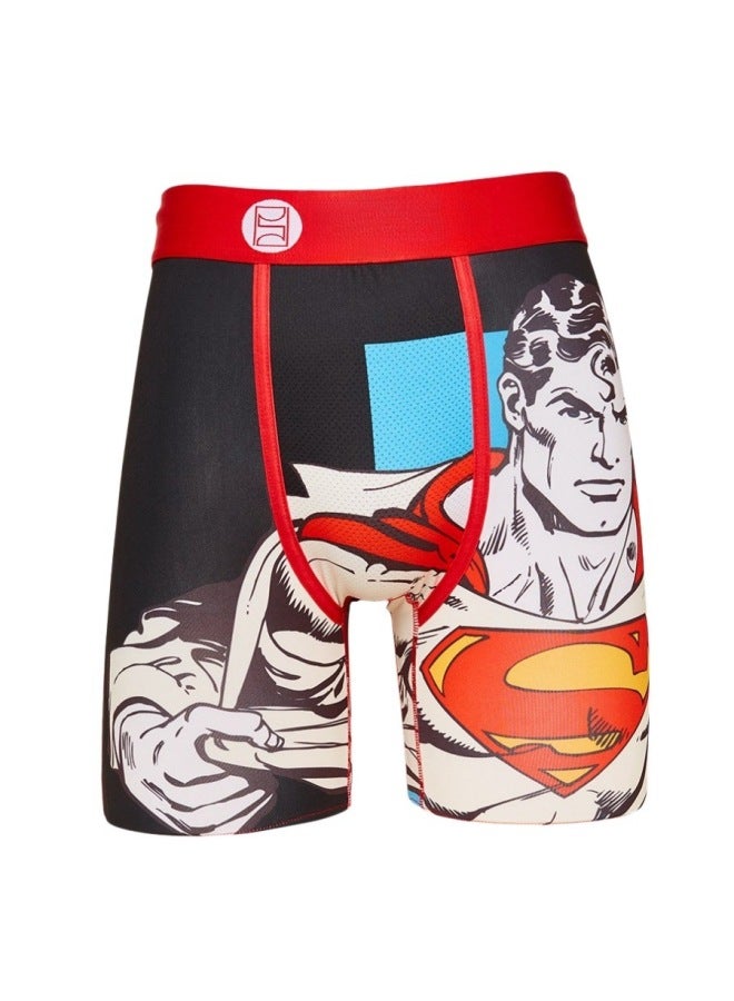 Psd Trendy Brand High-end Men's Cartoon Quick-dry Breathable Fitness Sports Swimming Layered Ice Silk Boxer Beach Panties