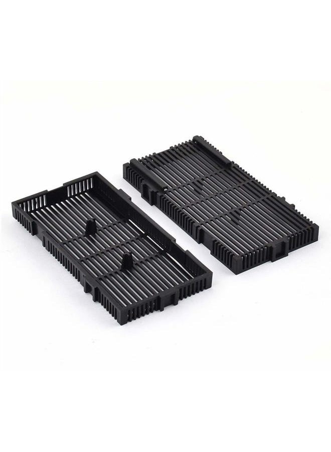 XMHF Aquarium Fish Tank Bottom Under Gravel Filter Board Plate Plastic 16-Pcs - Image 4