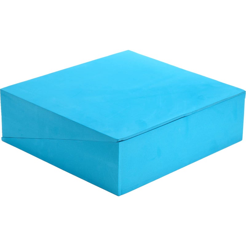 DEAYOU 2 Pack Yoga Foam Wedge, 13" EVA Foam Calf Stretch Slant Board for Lower Leg Strength Improve, Squat Wedge Incline Block for Workout, Exercise, Heel, Foot, Knee Pad, Wrist Back Support (Blue) - Image 5