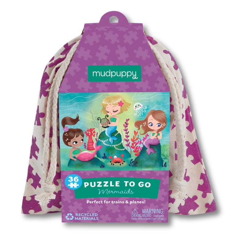 Mudpuppy ألغاز ميدببي - 36 قطعة لغز للسفر featuring مشهد تحت الماء الزاهي نشاط سفر مثالي للأطفال من سن 3 سنوات وما فوق - Image 1