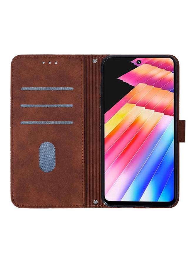Zaboon Case For Infinix Note 30 5G / X6711 Crossbody 3D Embossed Flip Leather Phone Case - Image 3