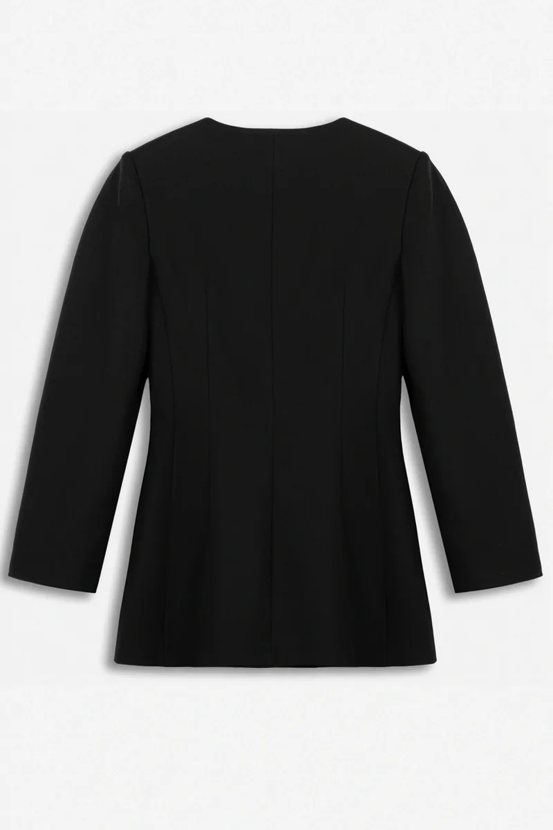 نوكتورن Ring-Button Wrap-Front Jacket