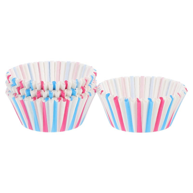 White Muffin Liners 100pcs Greaseproof Baking Cups Paper Wrappers for Home Bakery Supplies - Image 2