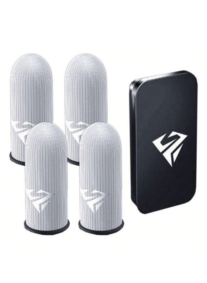 4 Gaming Finger Gloves Paired With A Metal Storage Box - Image 1