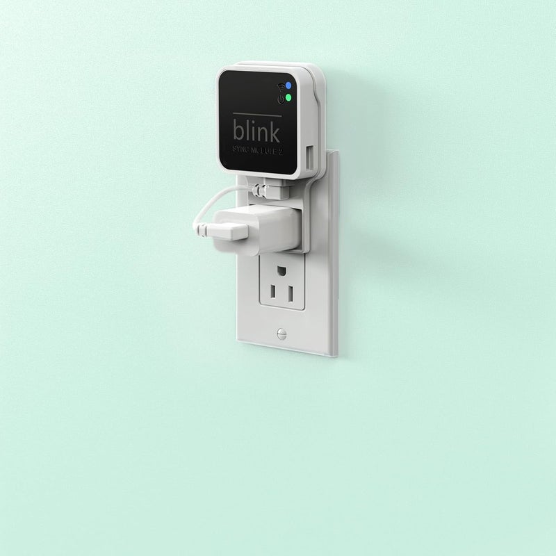 Gresus Outlet Wall Mount for Blink Sync Module 2, Mount Bracket Holder for Blink Outdoor Camera No Messy Wires Outdoor and Indoor Home Security Camera Mount with Short Cable (2 Pack) - Image 4